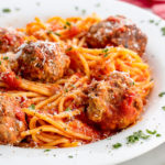 Italian Spaghetti With Meatballs